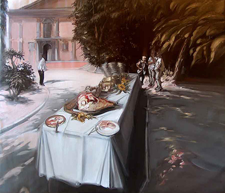 1NINa, Alessandro Papari- Breakfast plein air